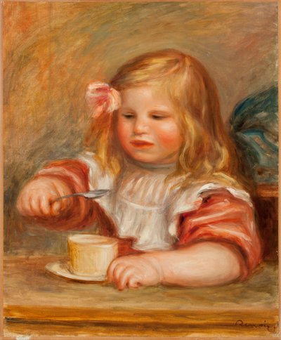 Coco Eating his Soup by Pierre Auguste Renoir